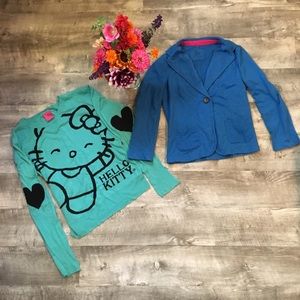 Girls size 14 sweater/jacket bundle
